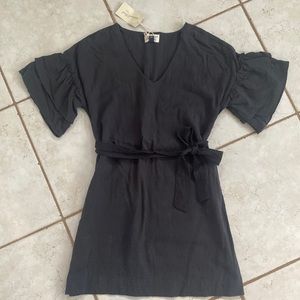 Universal Thread shift dress with tie belt.